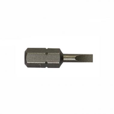 STANLEY史丹利工具 6.3MM系列25mm長一字旋具頭