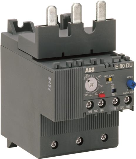 ABB E80DU-80電子式過載繼電器1SAX311001R1101
