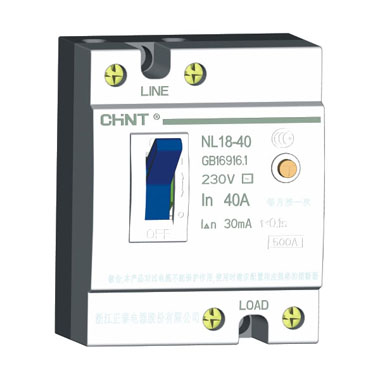 CHNT正泰NL18-40剩余電流動作斷路器