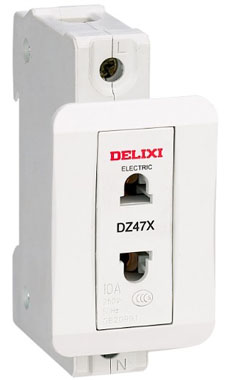 DELIXI德力西DZ47X 導軌插座