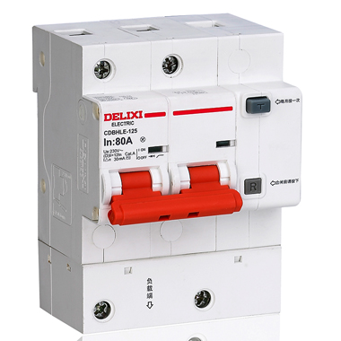 DELIXI德力西CDBHLE-125大電流漏電保護斷路器