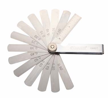 世達(dá)工具09401 14件套塞尺0.05-1.00MM