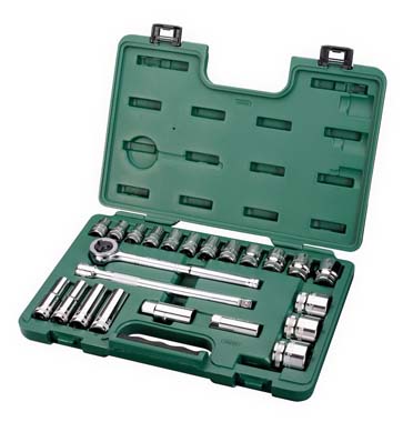 世達(dá)工具09526  23件12.5MM系列套筒組套