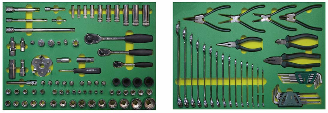 世達工具09922    121件汽修通用工具托組套