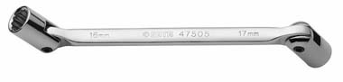 世達(dá)工具47506  全拋光雙頭角度套筒扳手18x19MM