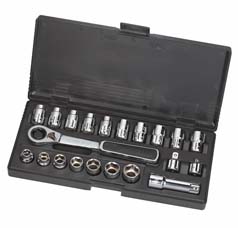 世達(dá)工具09134  21件20MM系列穿透式套筒組套