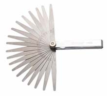 世達工具09405 23件套公英制塞尺0.02-1.00MM