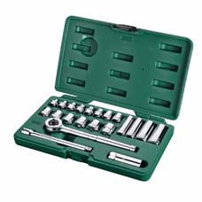 世達(dá)工具09524  21件10MM系列套筒組套