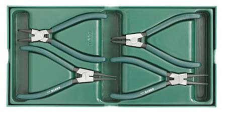 世達(dá)工具09911    工具托組套-4件卡簧鉗