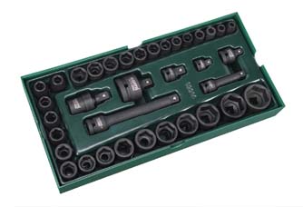 世達(dá)工具09914    工具托組套-36件3/8