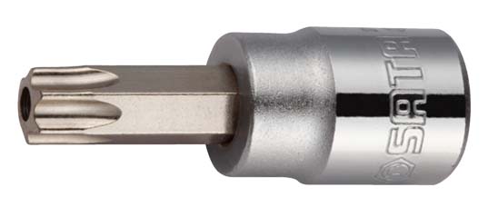 世達工具22601  10MM系列50MM長中孔花形旋具套筒T45