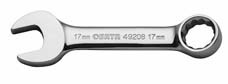 世達工具49208  全拋光兩用短扳手17MM