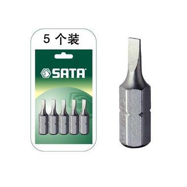 世達(dá)工具59213 5件套6.3MM系列25MM長(zhǎng)一字旋具頭4MM
