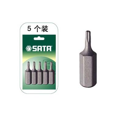 世達工具59459 5件套8MM系列30MM長中孔花形旋具頭TT50