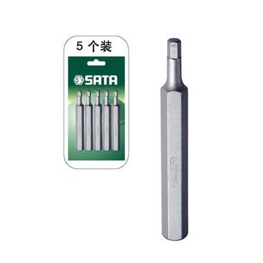 世達(dá)工具59575 5件套8MM系列70MM長六角旋具頭8MM