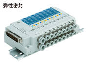 SMC電磁閥SJ2000/30004通電磁閥／盒型集裝式