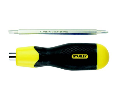 STANLEY史丹利工具65-201-23 膠柄雙頭螺絲批