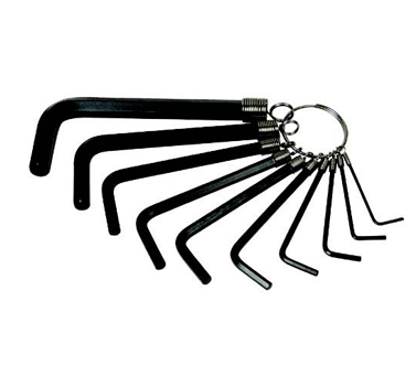 STANLEY史丹利工具69-230-23 10件套鏈?zhǔn)絻?nèi)六角扳手(英...