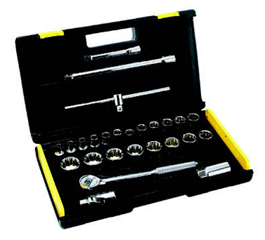 STANLEY史丹利工具86-477-22 26件套12.5MM系列1...