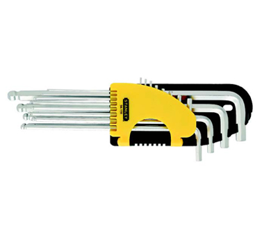 STANLEY史丹利工具94-159-23 12件套英制加長球頭內(nèi)六角...