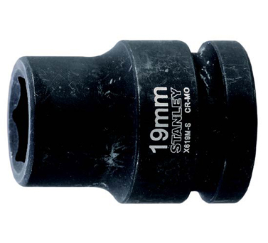 STANLEY史丹利工具 19MM系列公制6角風(fēng)動(dòng)套筒