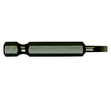 STANLEY史丹利工具 6.3MM系列50mm長一字旋具頭