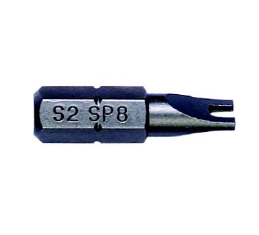 STANLEY史丹利工具 6.3MM系列25mm長U形旋具頭