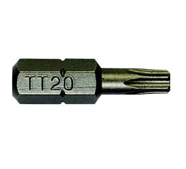 STANLEY史丹利工具 6.3MM系列25mm長中孔花形旋具頭