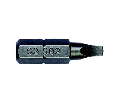 STANLEY史丹利工具 6.3MM系列25mm長方頭旋具頭