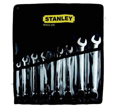 STANLEY史丹利工具TK922-23C 8件公制雙向棘開兩用快扳套...