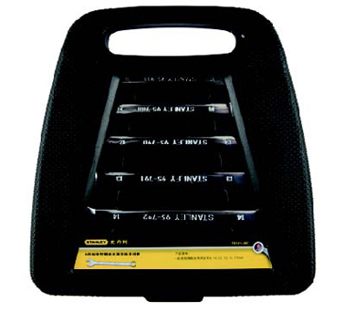 STANLEY史丹利工具TS101-23C 6件公制雙向棘開(kāi)兩用快扳組...